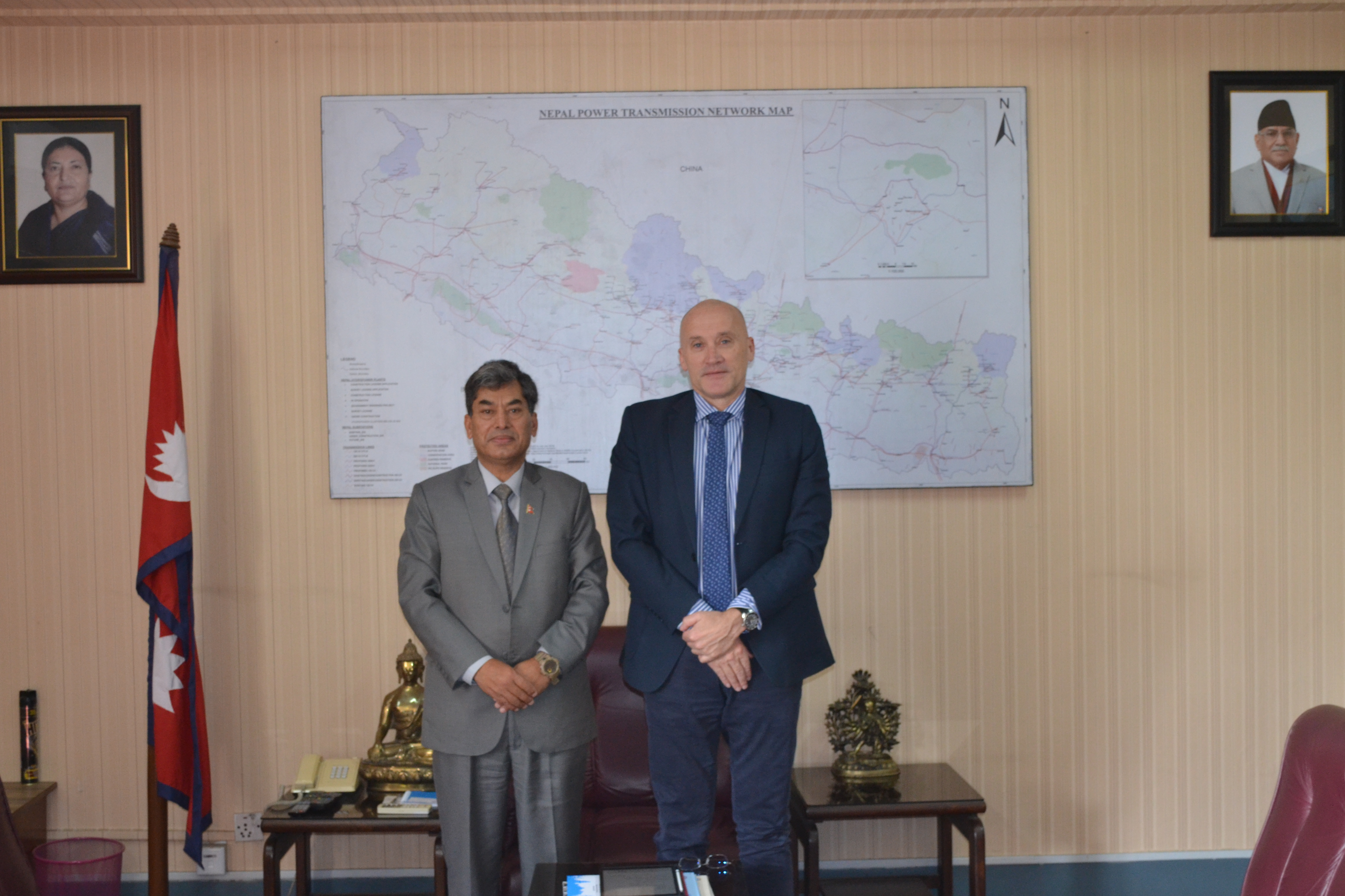 WFP Country Representative call on Hon. Vice Chairman